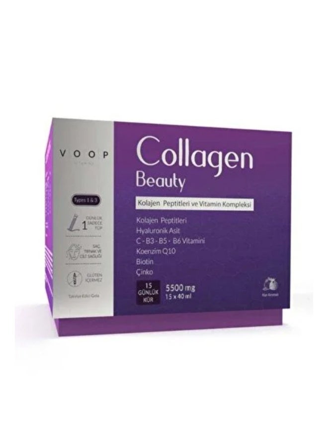 Voop Collagen Beauty 5500 mg, 30 sachets x 7 g